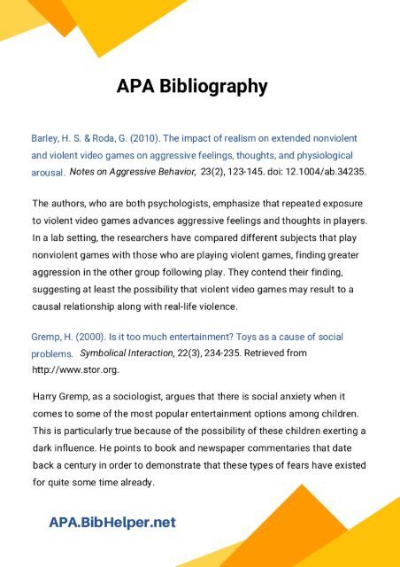 Annotated Bibliography Example: A Complete Guide for Students