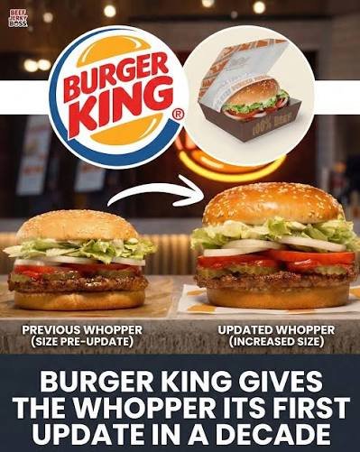 Burger King Whopper Changes